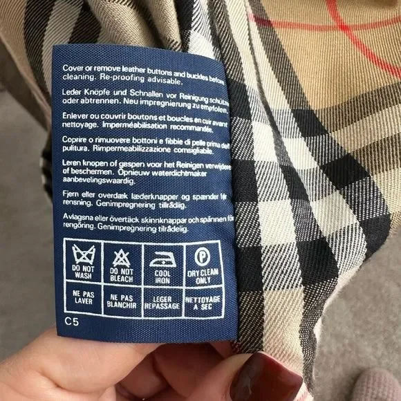 Vintage Burberry Prorsum Unisex Trench Coat With Wool Liner Size 44R US L-XL Tan - Picture 13 of 16